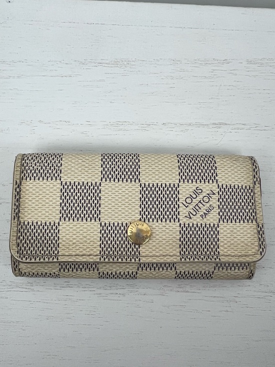 Louis Vuitton Accessories - Louis Vuitton Damier Azur 4 Key Ring Holder